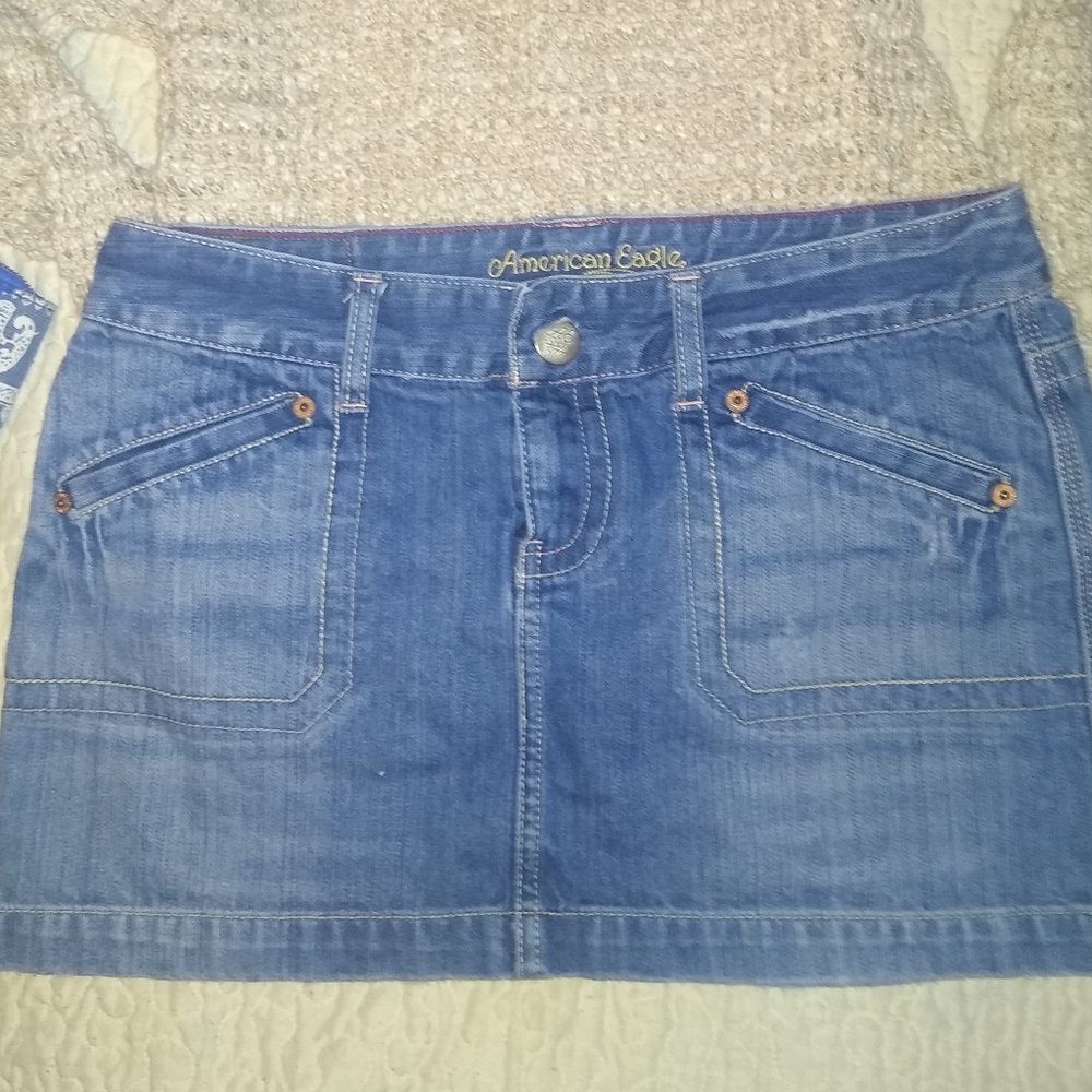 EUC America Eagle Outfitters Denim Mini Skirt